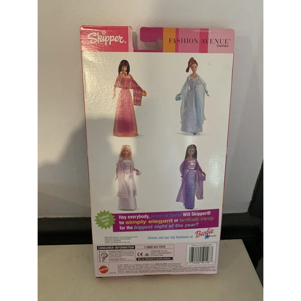 RARE Vintage Skipper Blue Prom Dress Fashion Avenue Toys R Us NEW 50148